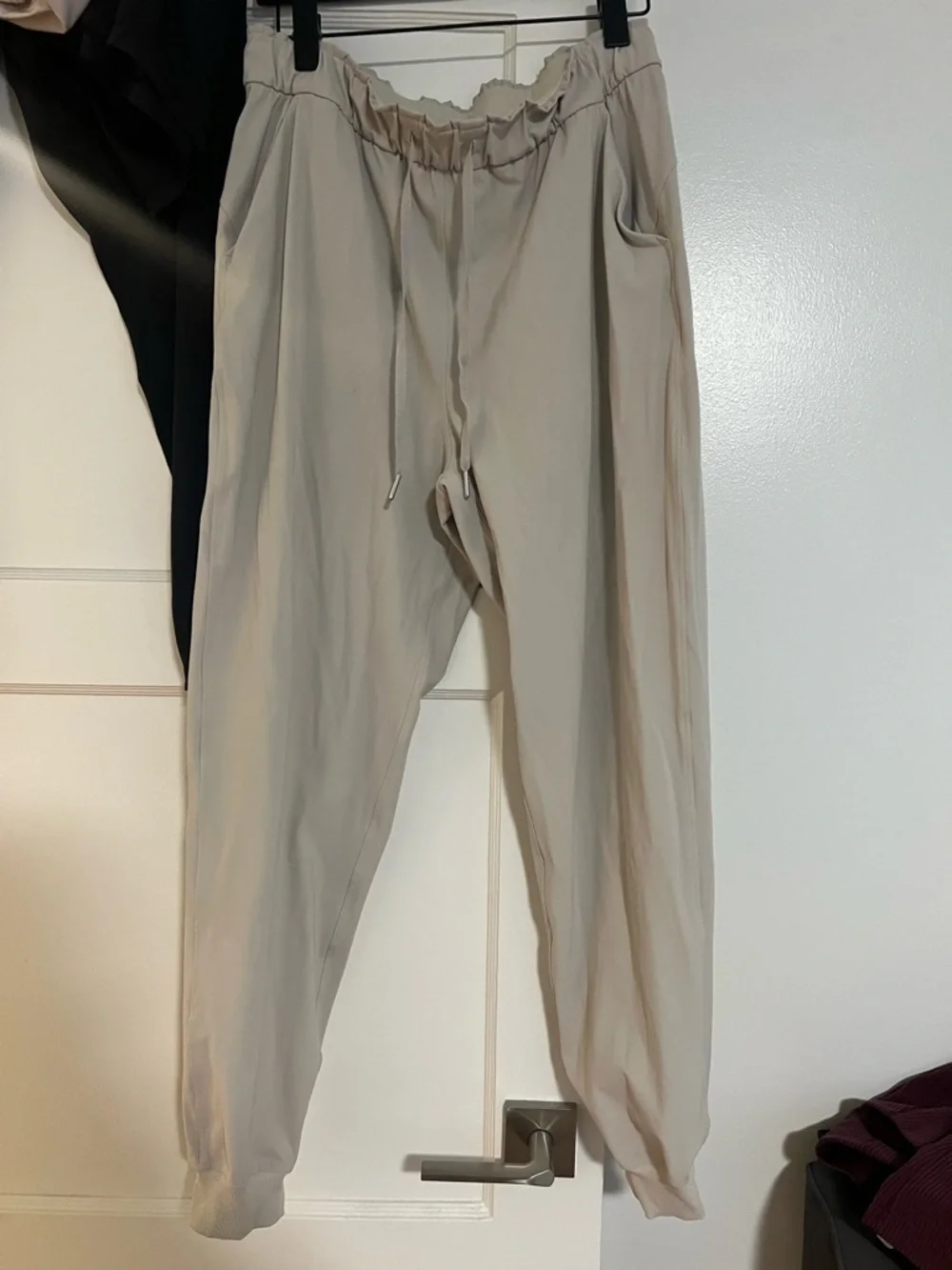 lululemon athletica khaki colored Jogger / Track Pants